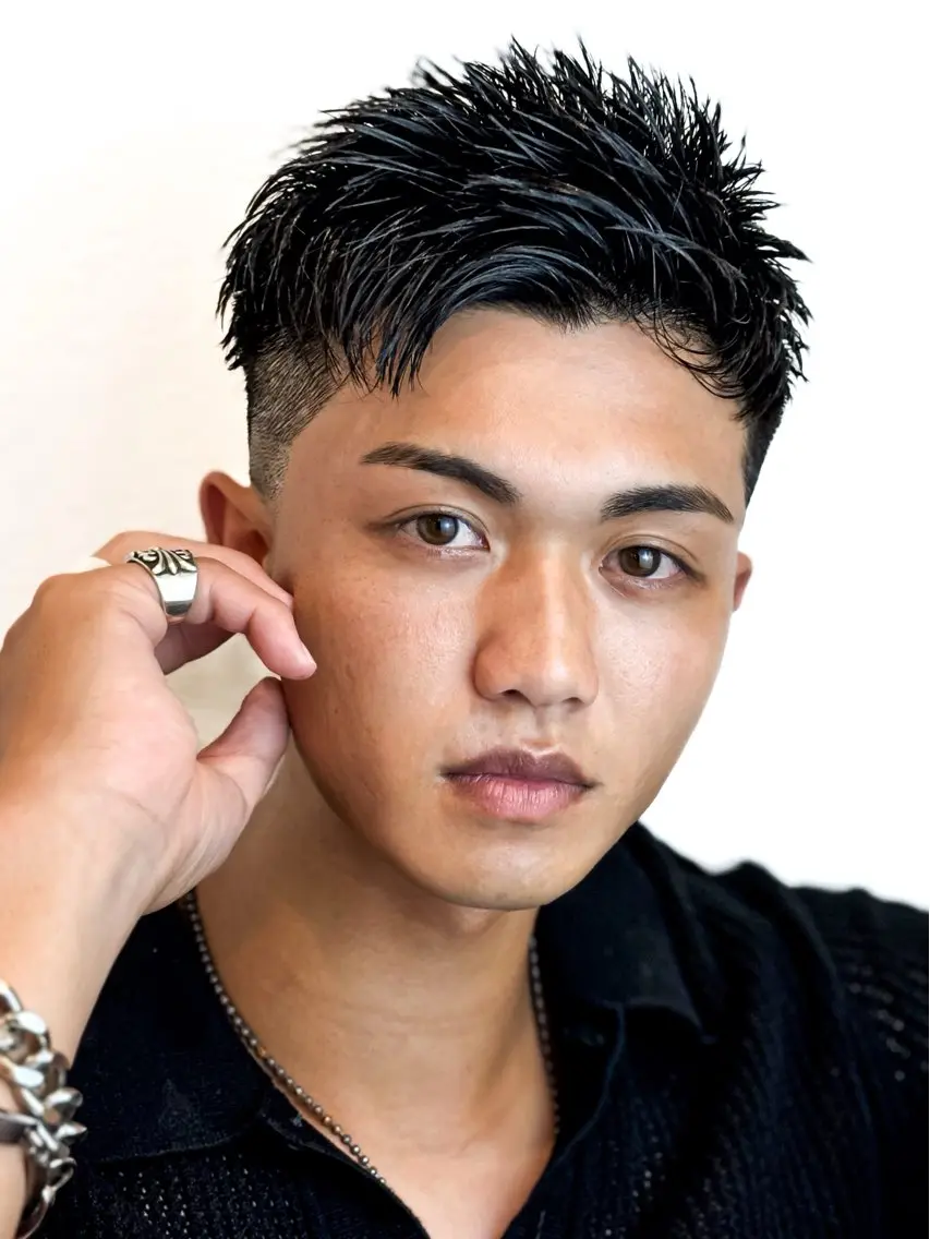 パーマ メンズ ラローサ ヨシオのヘアスタイル
