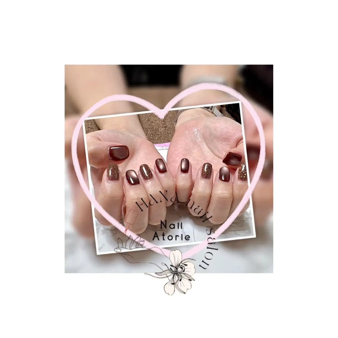 ネイル マグネットネイル ハンドネイル HaNA 　nail salonのネイルデザイン