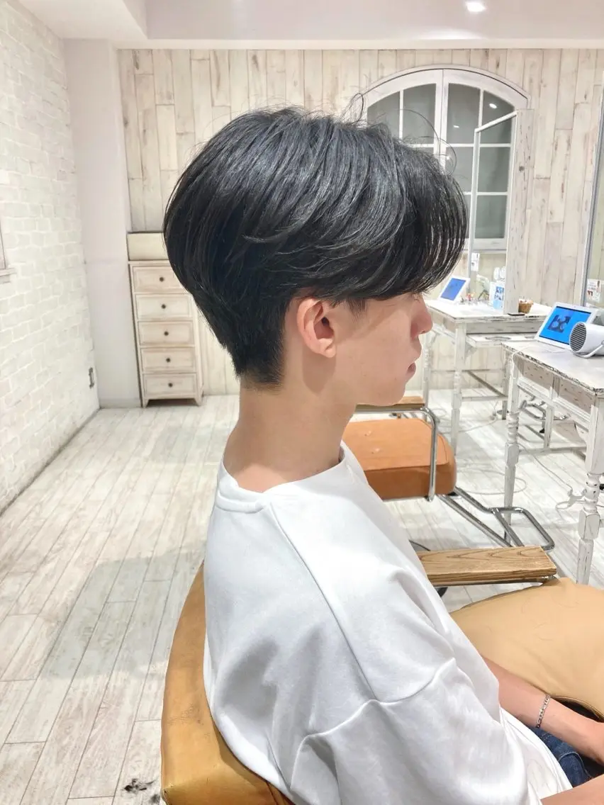 ショート 韓国風ヘア レイヤー/メンズ 竹田凪儀のヘアスタイル