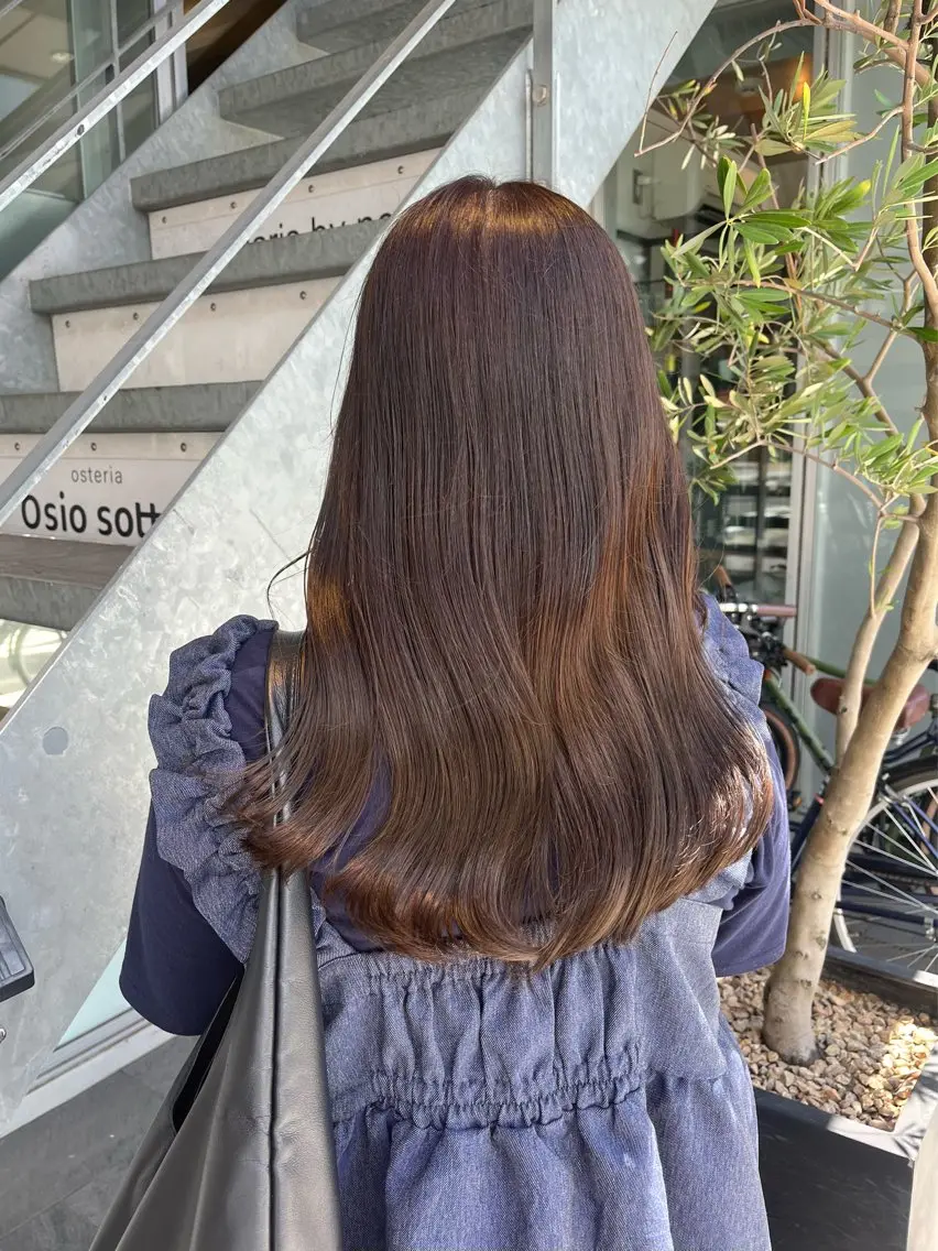 カラー ヘアカラー イケハラ ナナミのヘアスタイル