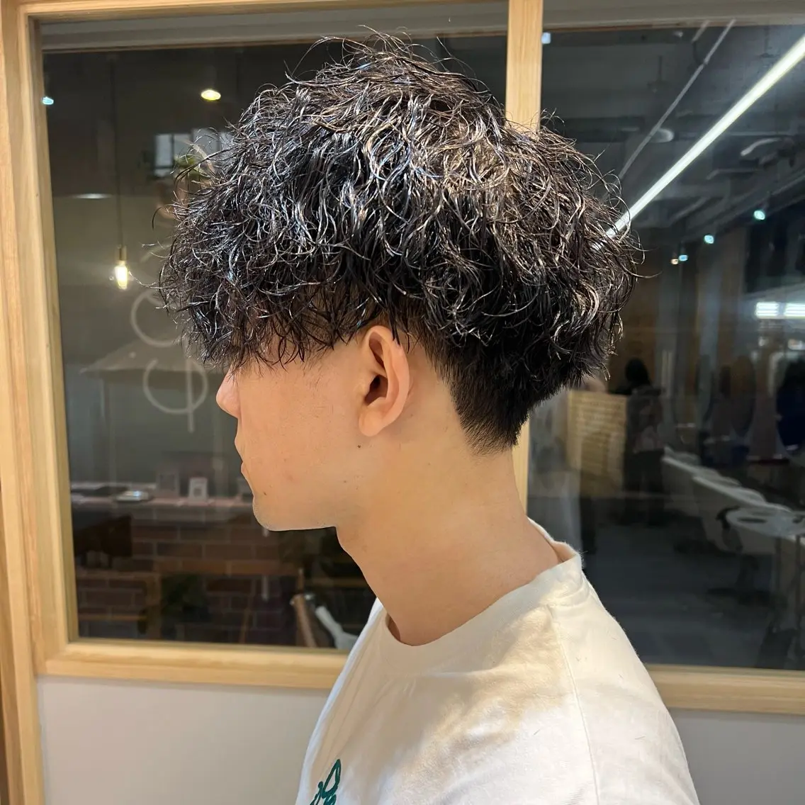 パーマ メンズ カット パーマ トリートメント cope'u moneのヘアスタイル
