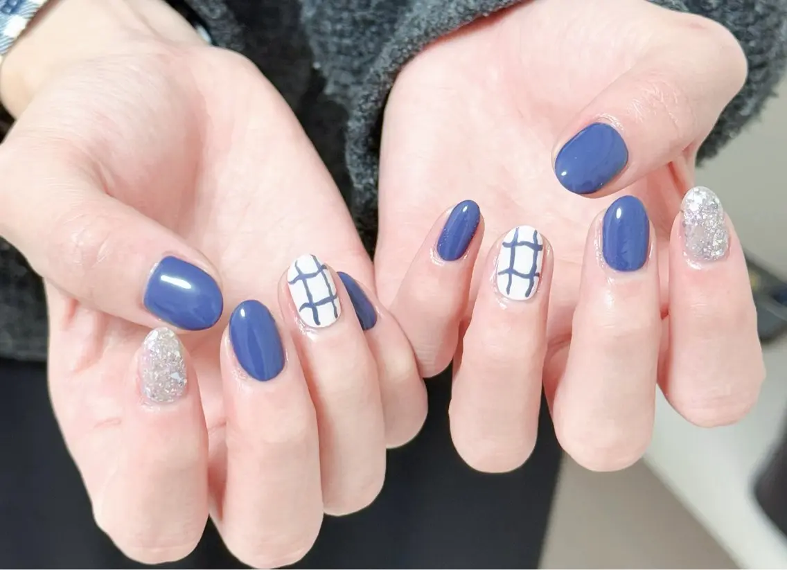 ネイル アートネイル オーロラネイル チークネイル フレンチネイル ガラスフレンチ ハンドネイル 🎀🎀YooLi Nail Salonのネイルデザイン