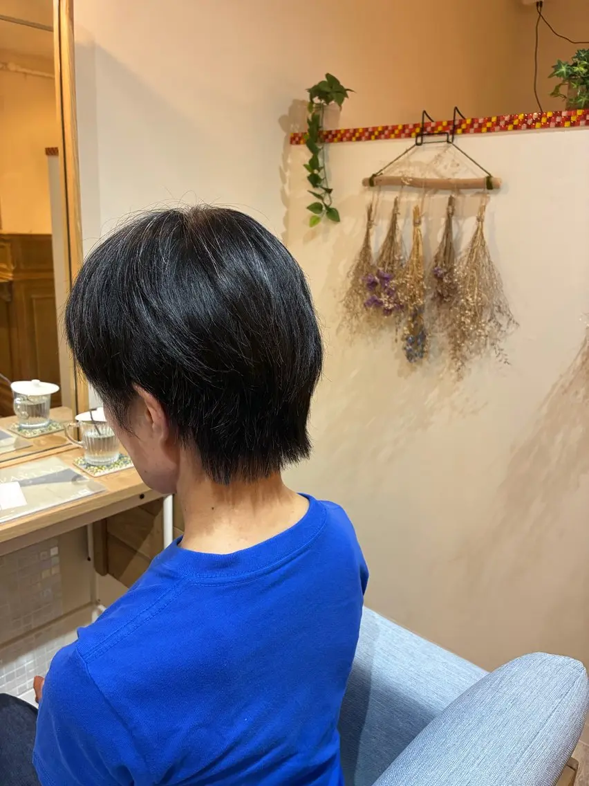 ショート ショートヘア カット 席数2席プライベート /マンツーマンサロンのヘアスタイル