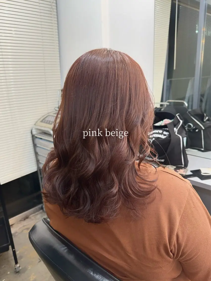 ミディアム カラー 🍊暖色/ボブ chihiro🌼ོのヘアスタイル