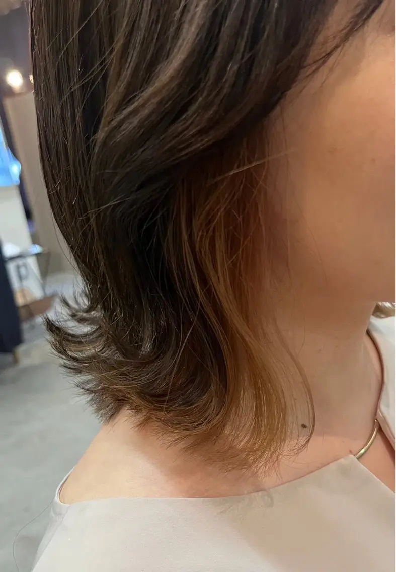 ミディアム カラー 🌹花屋併設🌹 横山 洋幸のヘアスタイル