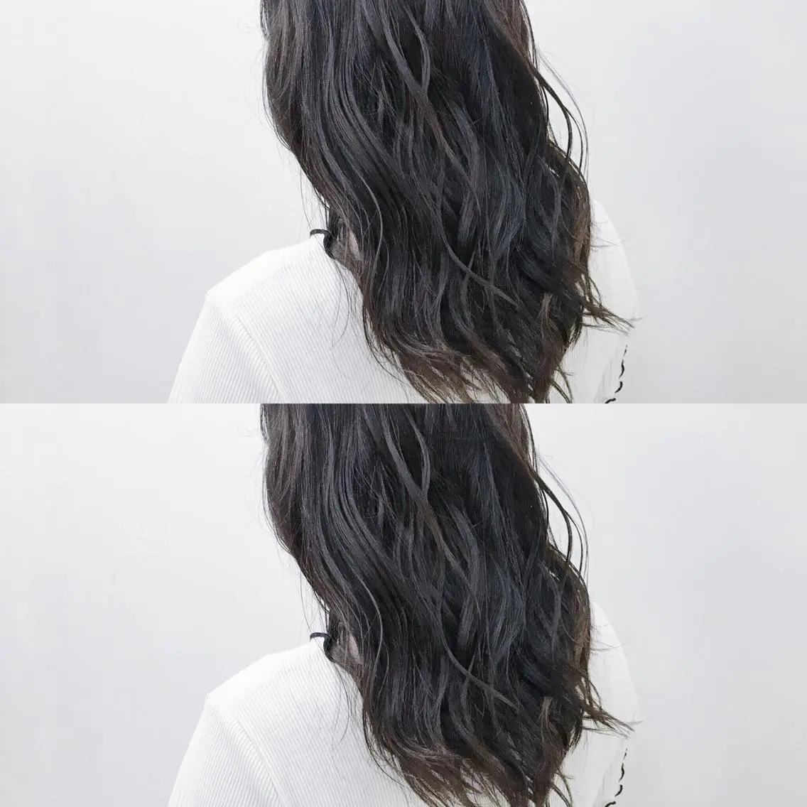 セミロング カラー 永岡 鉄平のヘアスタイル