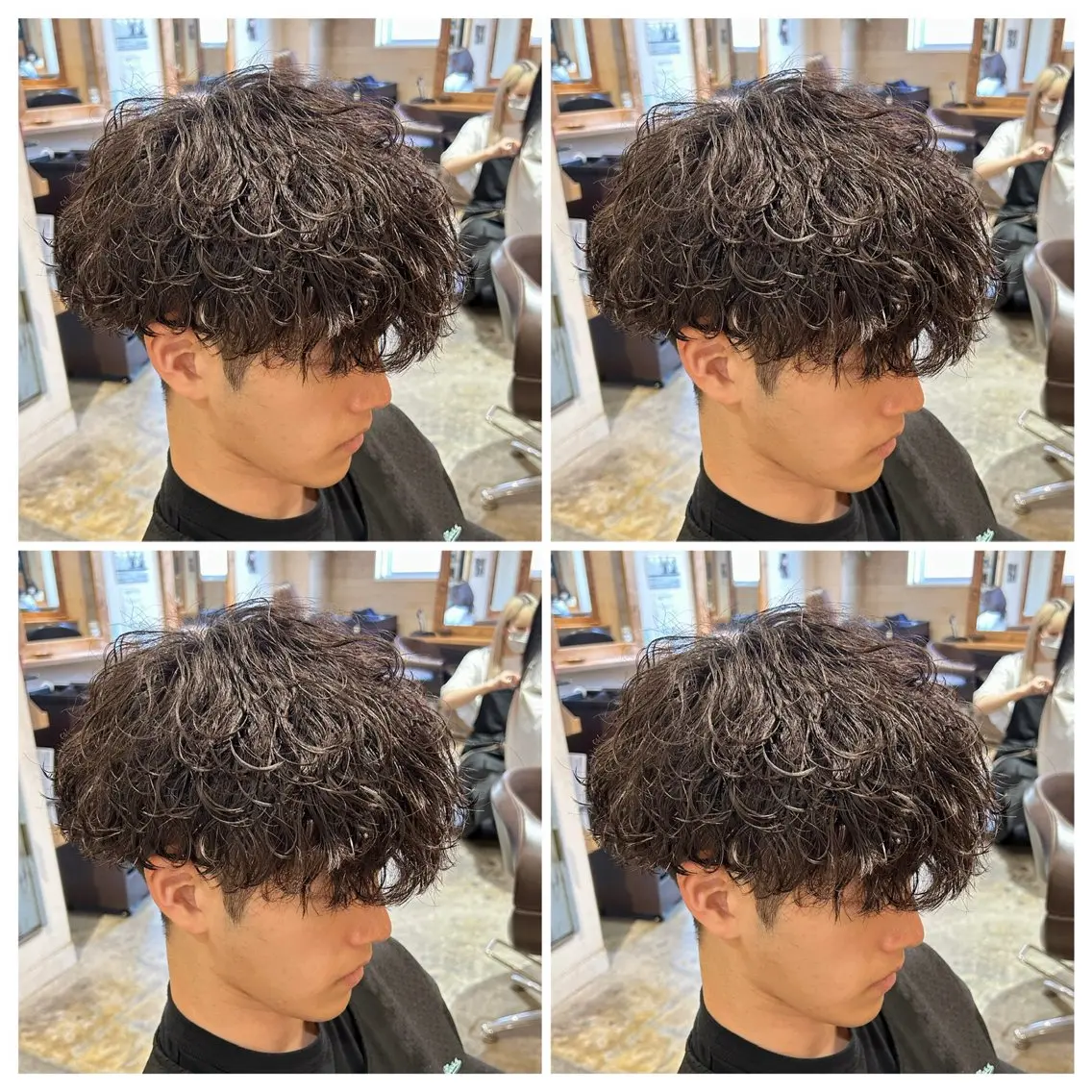 パーマ メンズ カット パーマ トリートメント 💎髪質改善/艶髪 荻原💎のヘアスタイル