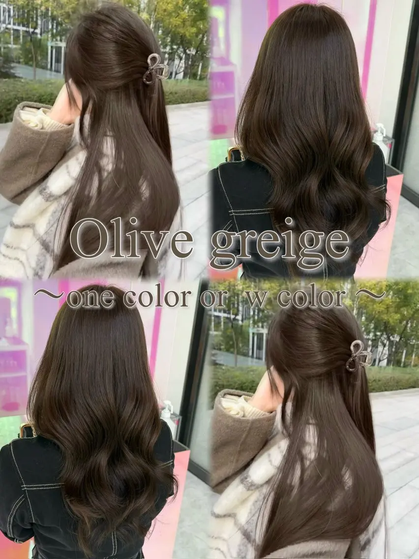 カラー ヘアカラー トリートメント ヘッドスパ ヘアセット ダブルカラー特化✨ /透明感カラーゆりあのヘアスタイル