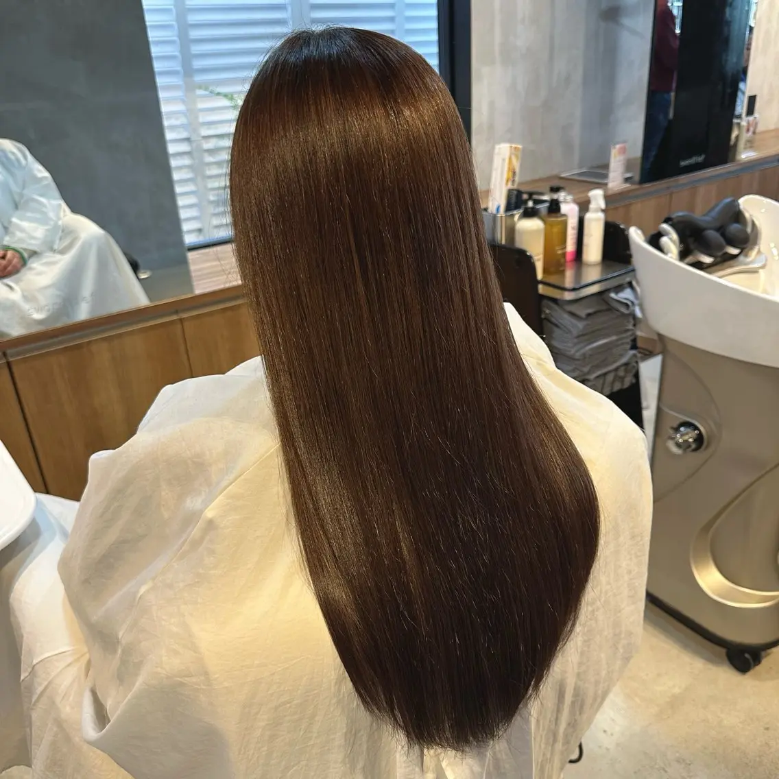 ロング カラー トリートメント ヘアカラー トリートメント 飯田 智也のヘアスタイル