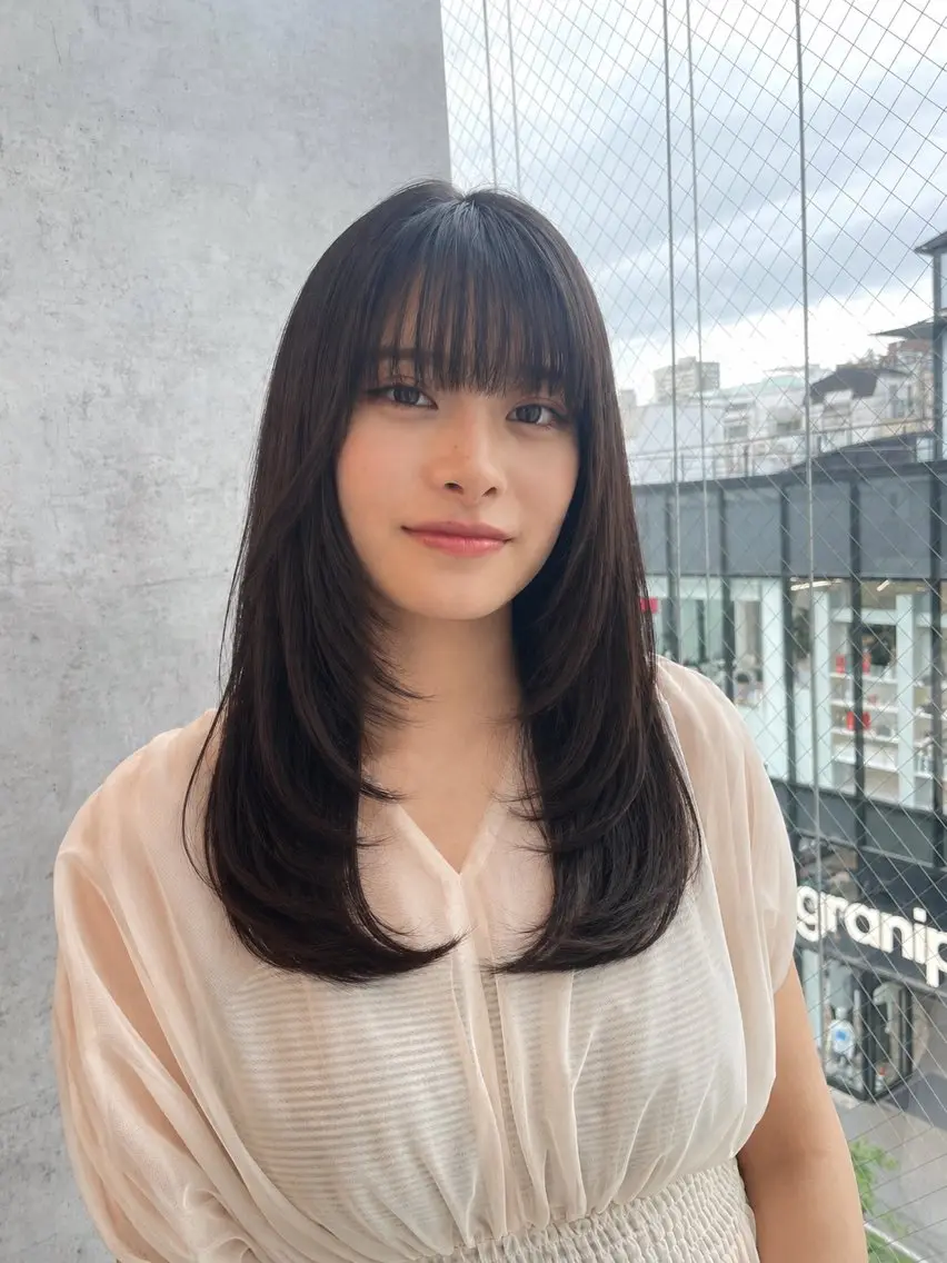 ロング カット トリートメント 🌈レイヤーカット/ /吉田悟志🌈のヘアスタイル
