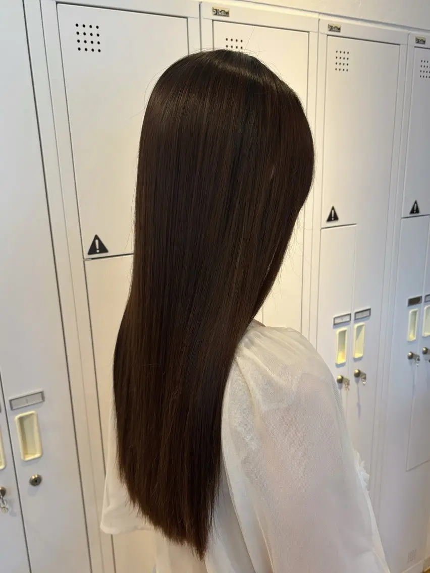 ロング 髪質改善 祝 莉子のヘアスタイル