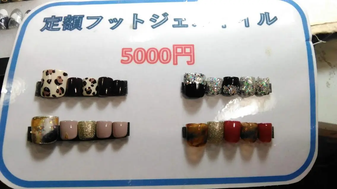 ネイル フットネイル ジェルネイル フットネイル ネイルサロン Cureのネイルデザイン
