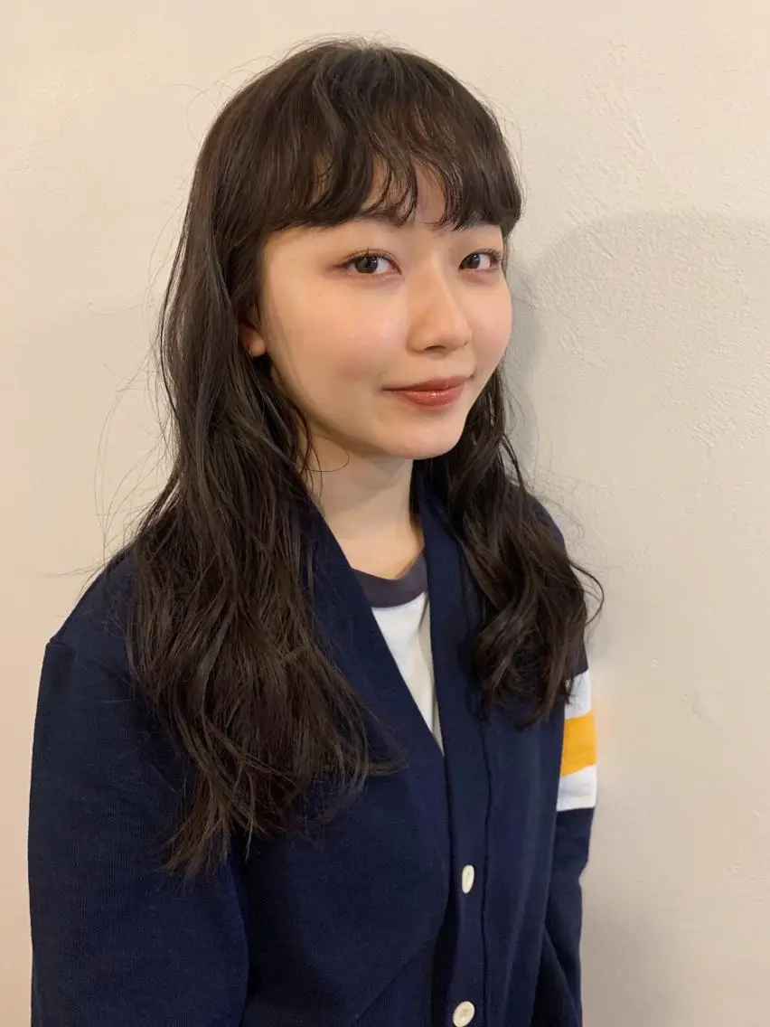 cut＋ 前髪パーマの写真