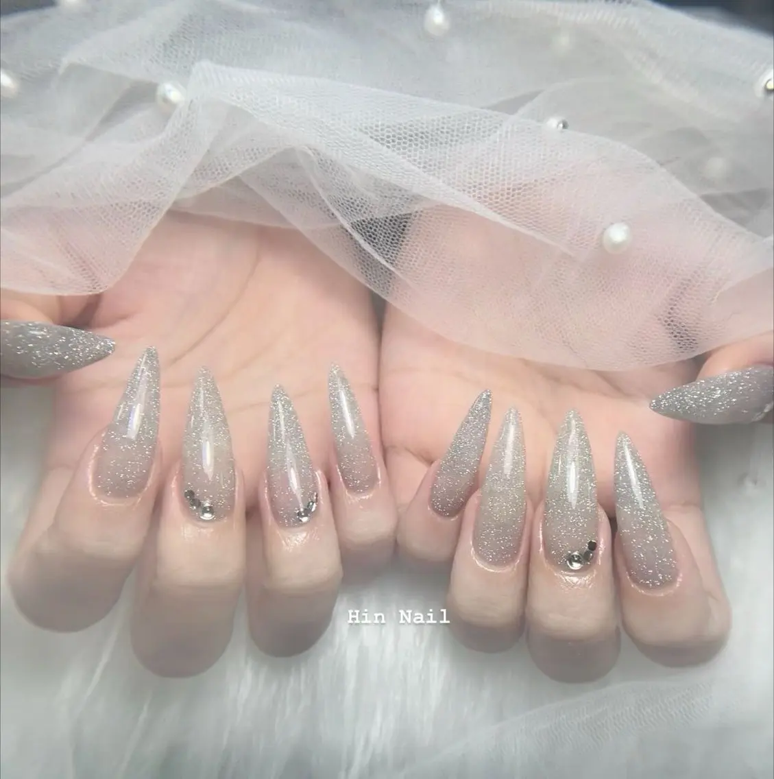 ネイル フットネイル フレンチネイル ジェルネイル グラデーション 韓国ネイル ハンドネイル HIN NAILのネイルデザイン