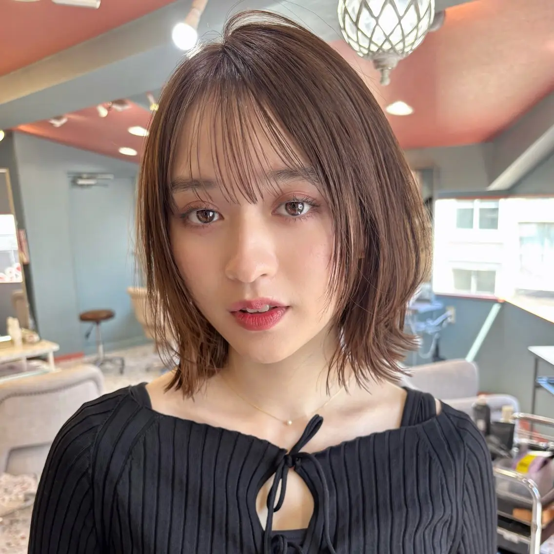 [土日も使える♪ミニモ限定ご新規様クーポン🌟]カット+保湿トリートメント　ボブスタイルならお任せ下さい✨の写真
