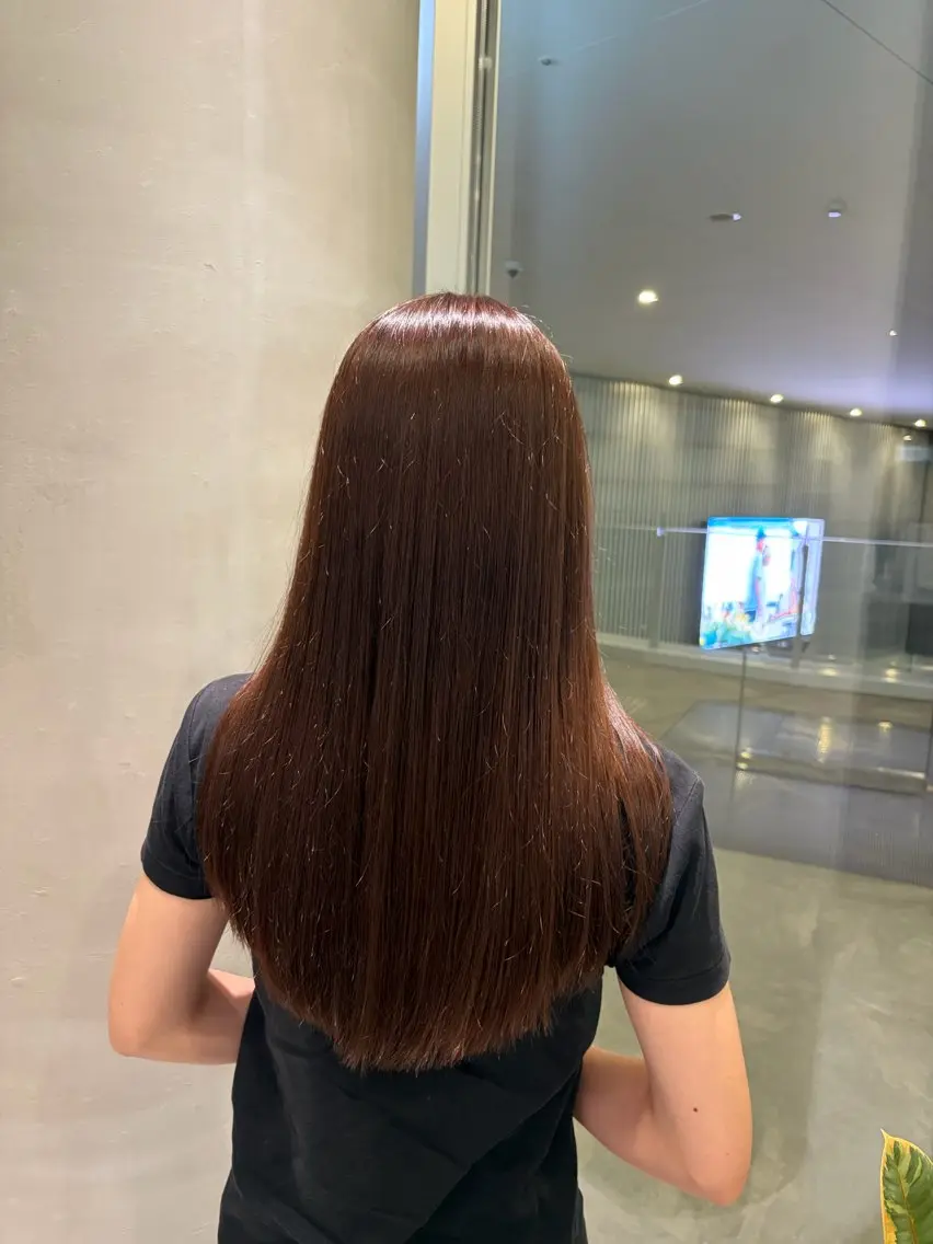 ロング カラー カット ヘアカラー MINENO🌼 似合わせ⭐️カットのヘアスタイル