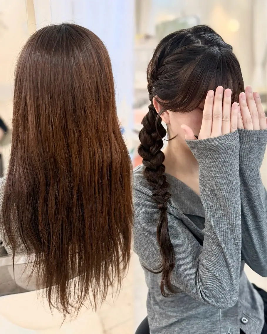 セミロング ヘアアレンジ ヘアセット 梅田茶屋町ヘアセット 🎀RIONA🎀のヘアスタイル