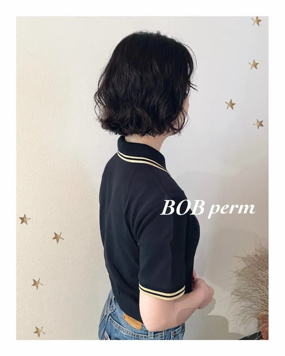 ショート パーマ カット パーマ 市川 千夏のヘアスタイル