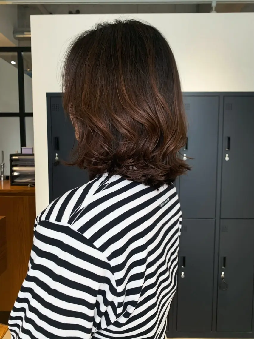 ロング パーマ パーマ　地毛風カラー /横山大樹のヘアスタイル