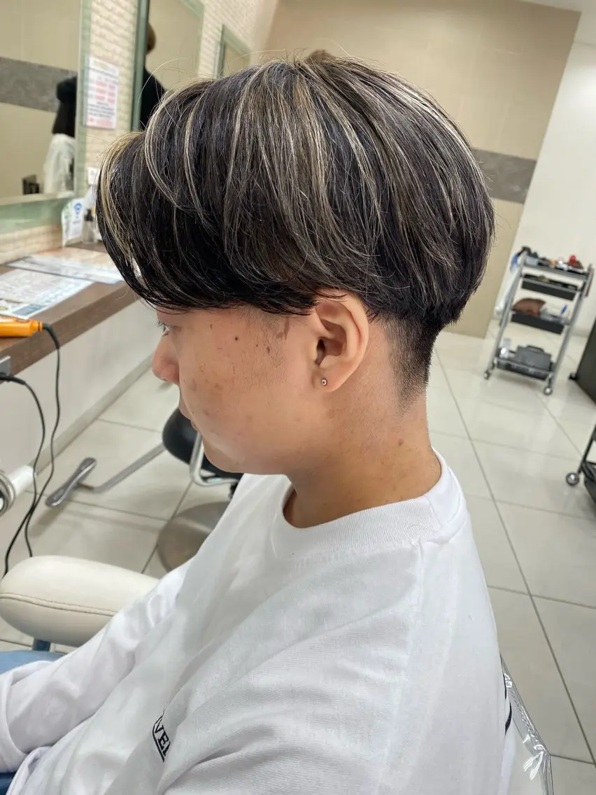 ショート カラー カット ヘアカラー 髪質改善カラー/店長 宮内秀峰のヘアスタイル