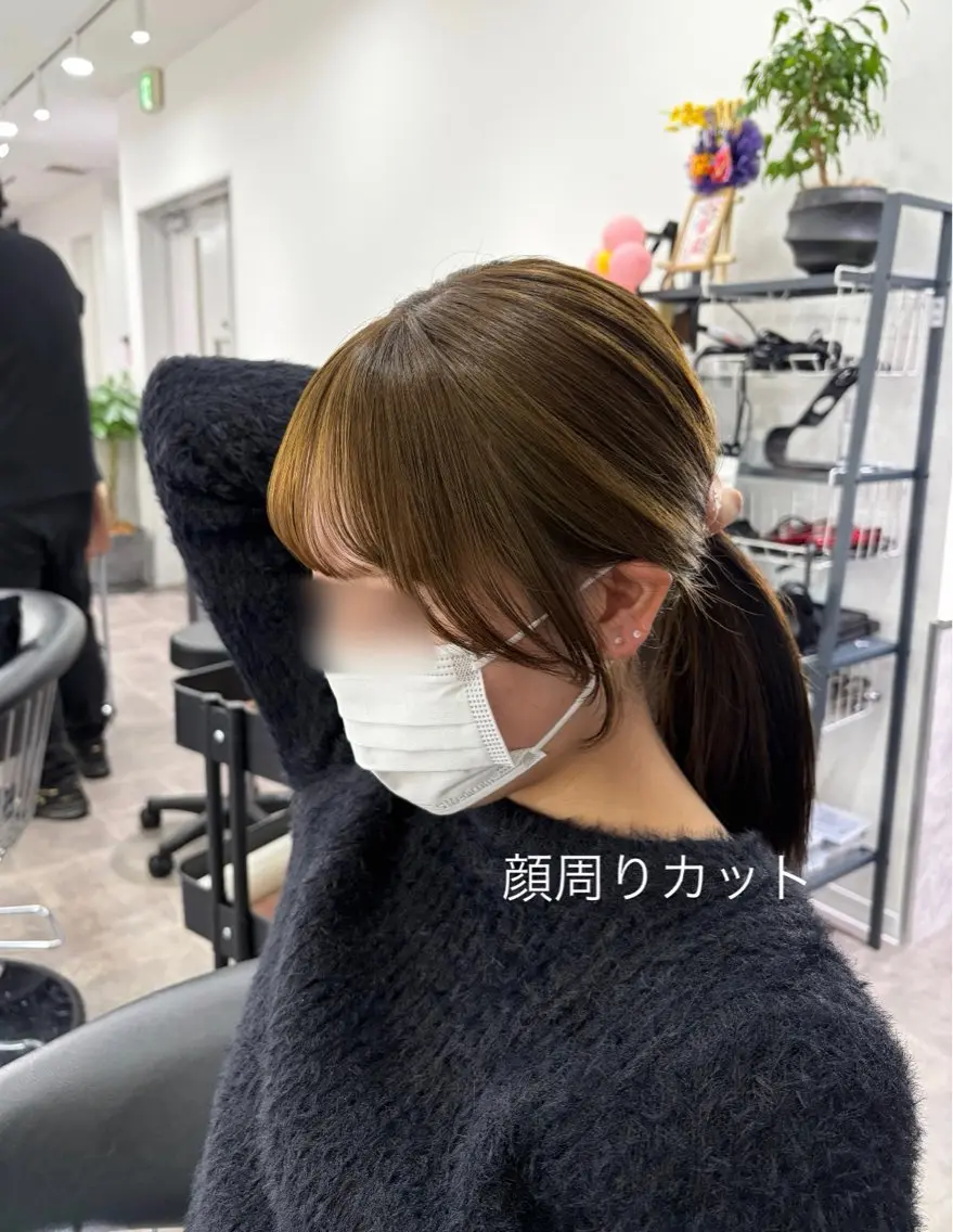 セミロング カラー カット ヘアカラー limitみづき🌙 レイヤーカットのヘアスタイル