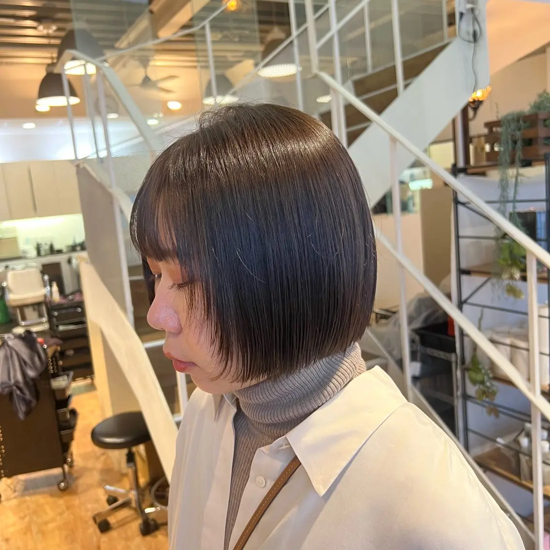 ショート 顔周りカット レイヤーカット カット ヘアカラー トリートメント インナーカラー♡ Nanakoのヘアスタイル
