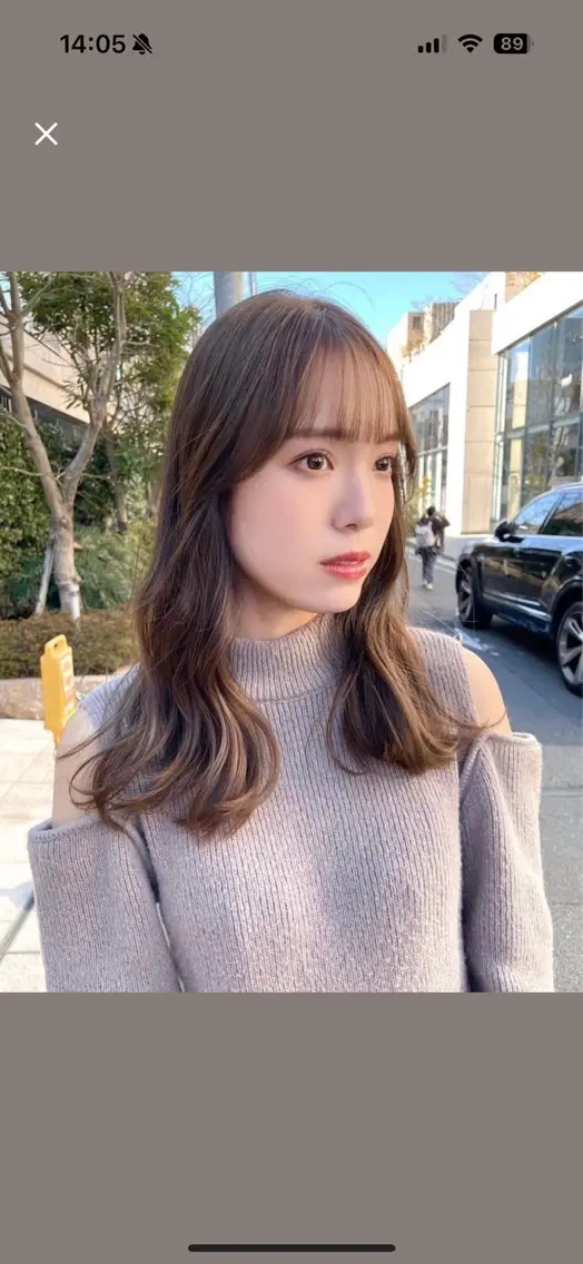 ミディアム カラー 鵜澤 想来のヘアスタイル
