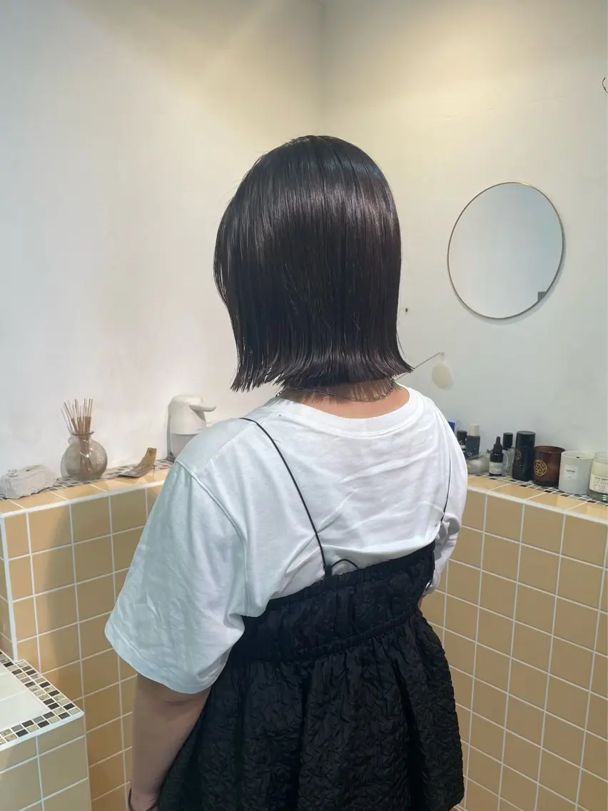 ショート パーマ 縮毛矯正 Seeknext // Rukaのヘアスタイル