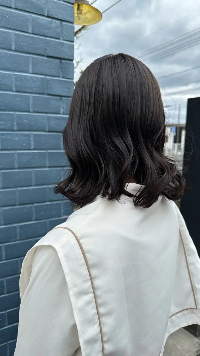 ミディアム カラー グレージュ 🦋韓国モテカラー 🦋𝕐𝕌𝕀のヘアスタイル