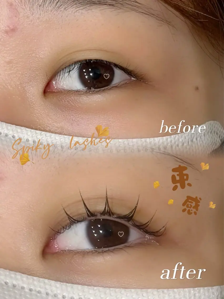 マツエク・マツパ 束感まつ毛 🎀アイドル🎀 まつ毛YUA🍒のマツエク・マツパデザイン