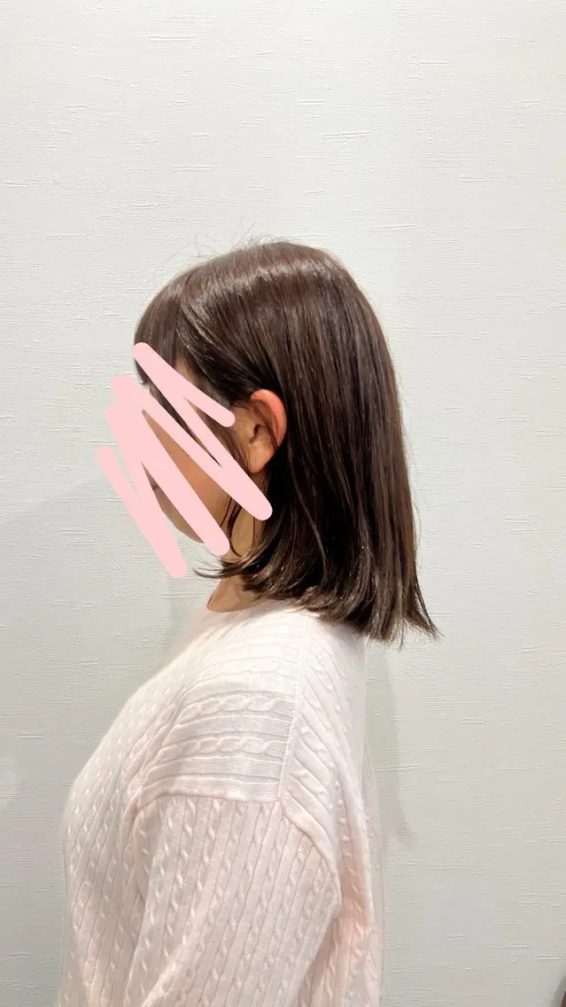 ミディアム 松島 梨乃のヘアスタイル