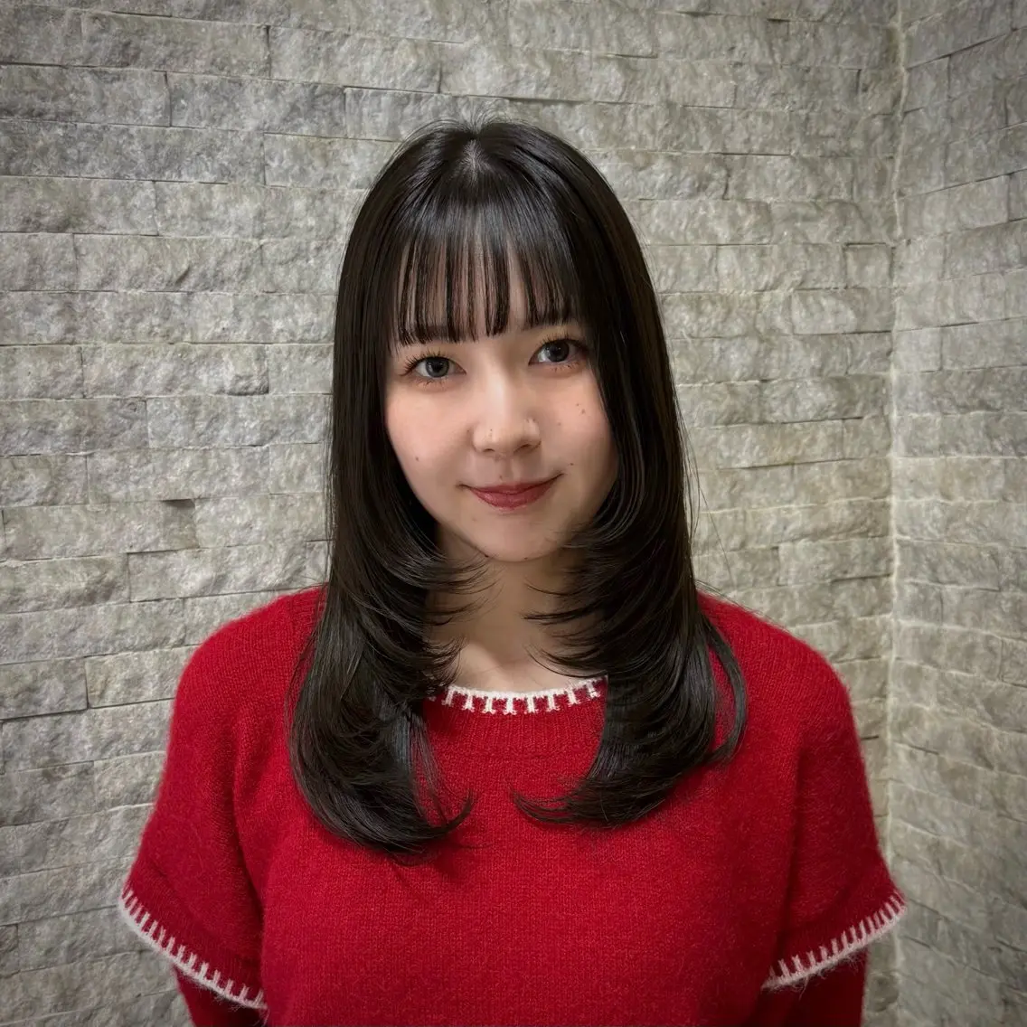🌸平日限定🌸⚜️カット+プレミアムワンカラー+トリートメント付の写真