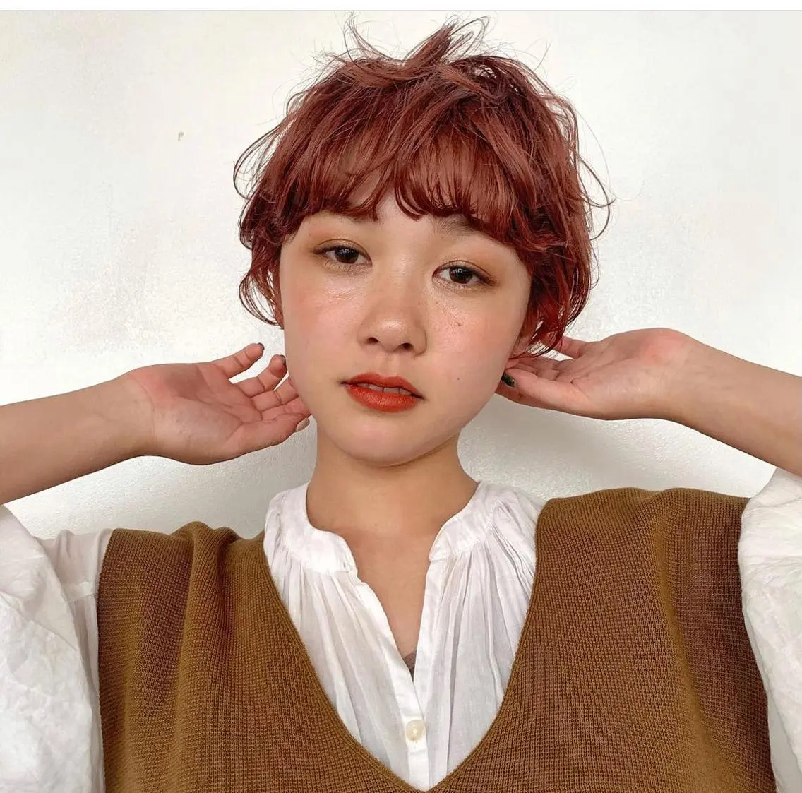 ショート 柴田 日菜子のヘアスタイル
