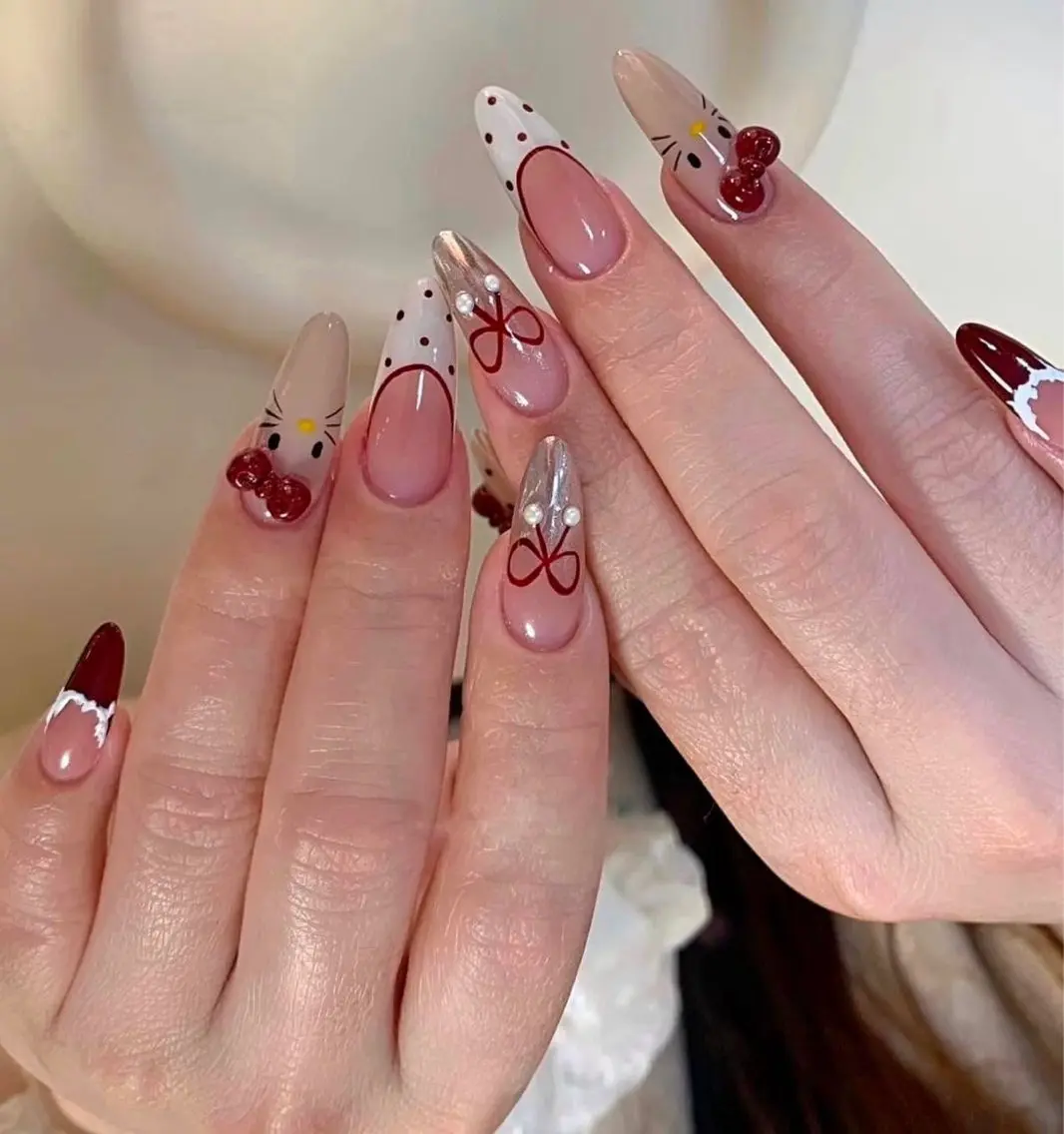 ネイル アートネイル オーロラネイル ブルー チークネイル フットネイル ハンドネイル NICY NAIL 池袋のネイルデザイン