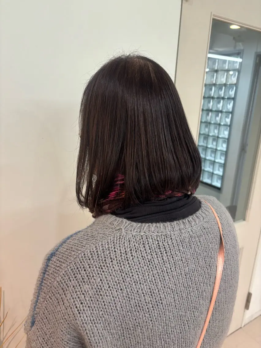 ショート カラー 透明感カラー ハイライトカラー ラベンダーカラー ハイライト 室谷 ゆりあのヘアスタイル