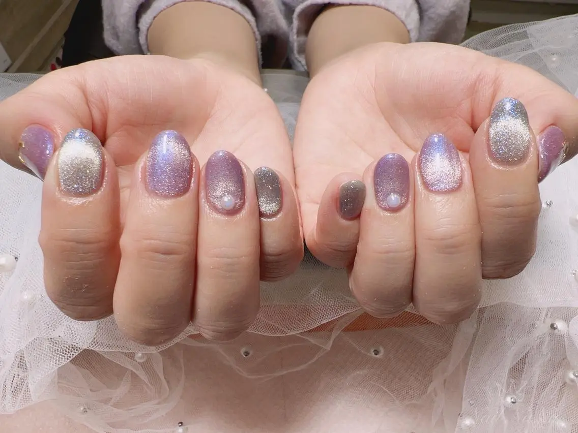 ショート カラー ネイル ハンドネイル Nail NaNaのネイルデザイン