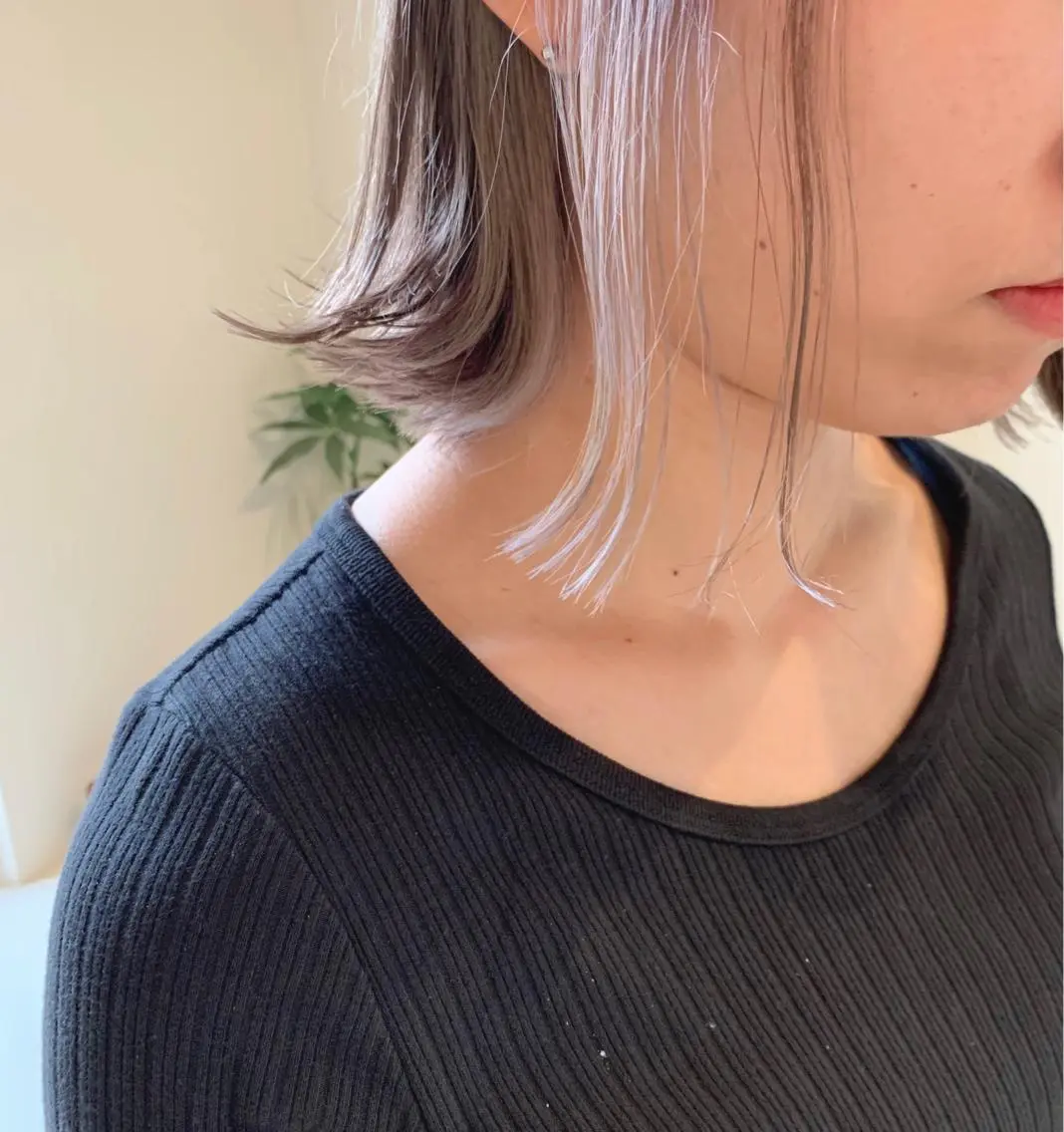 ⭐️インナーカラー or イヤリングカラー+超音波アイロントリートメント ⭐️の写真