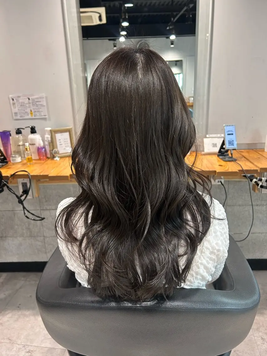 ロング カット ヘアカラー ヘッドスパ レイヤーStyle 🪽菜々実のヘアスタイル