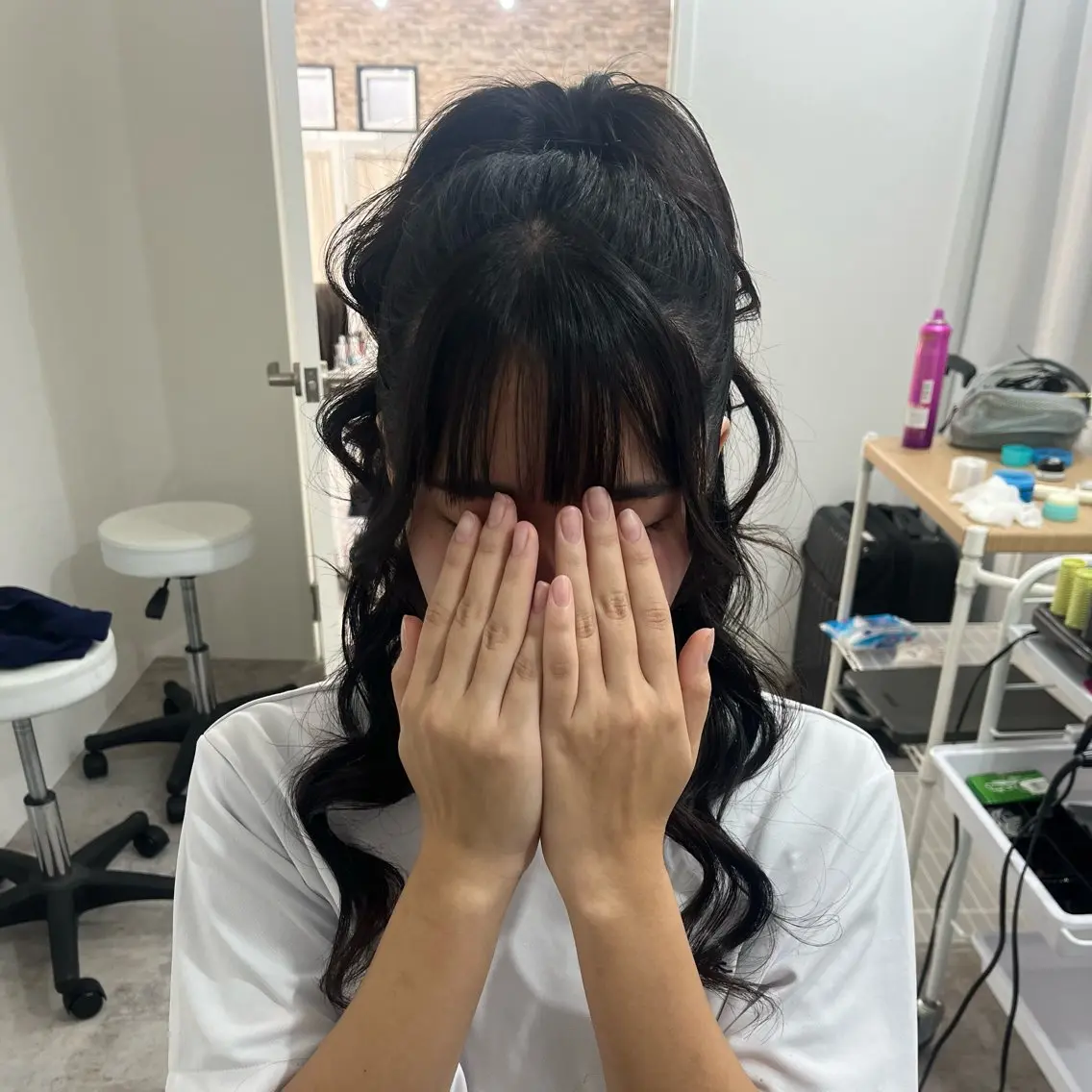 ロング 学生 玉城 里奈のヘアスタイル