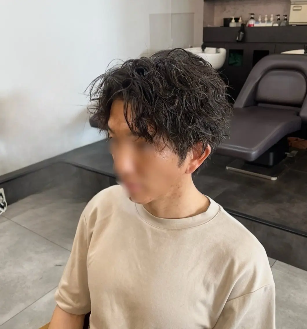 パーマ メンズ カット パーマ mit bytree MISAKI🎀のヘアスタイル
