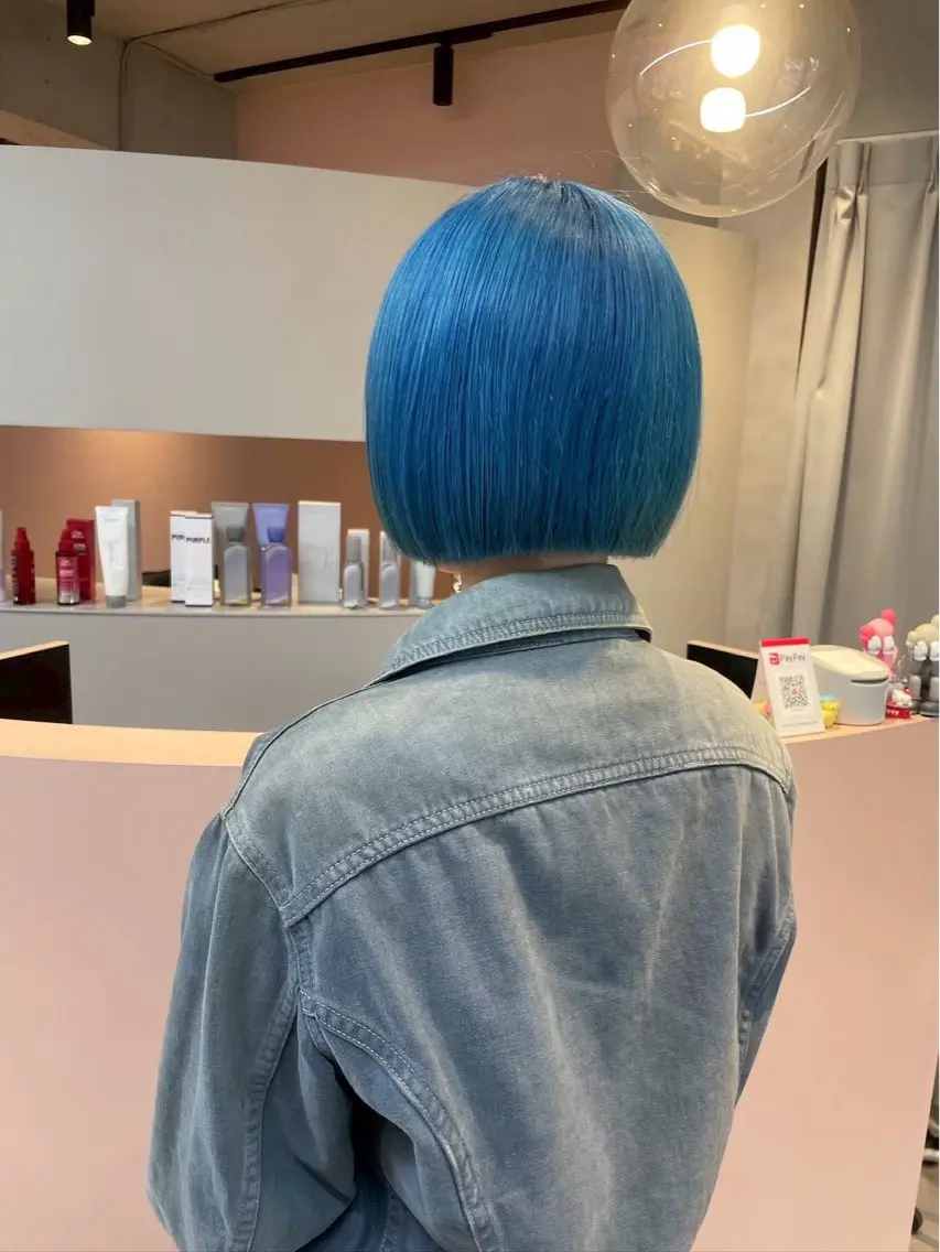 ミディアム カラー three_ ナオキのヘアスタイル