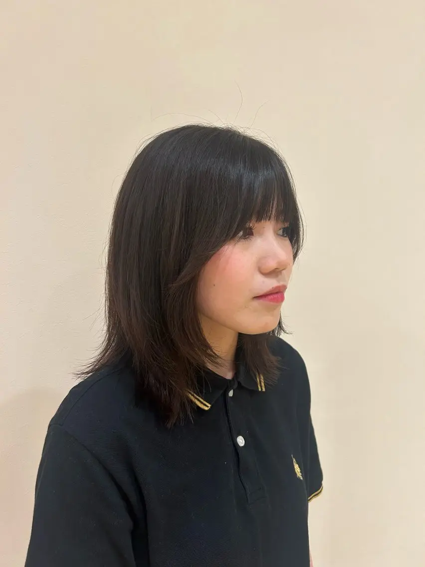 ミディアム kona/cut model 募集中♩のヘアスタイル