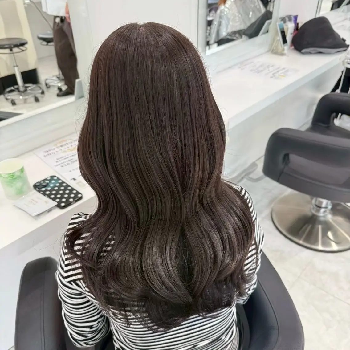 カラー 🤍ブリーチなし ブラウンhimi🤍のヘアスタイル