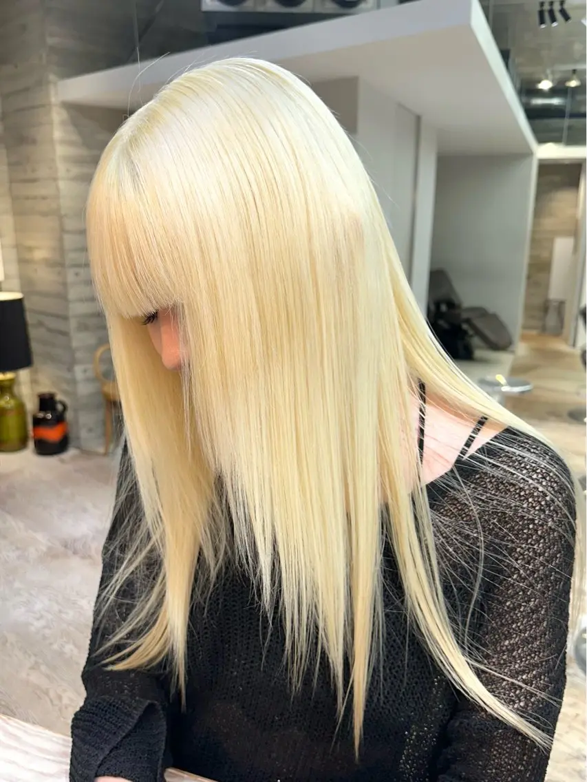 ロング ヘアカラー トリートメント ササキカズマ〻透明感 〻色落ち〻赤み消しのヘアスタイル