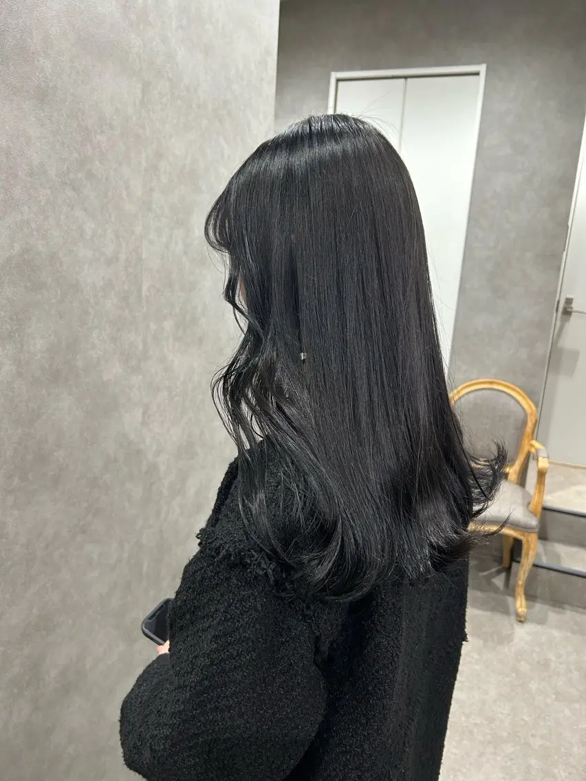 セミロング 韓国風ヘア カット ヘアカラー トリートメント ゆきな 5月から復帰のヘアスタイル