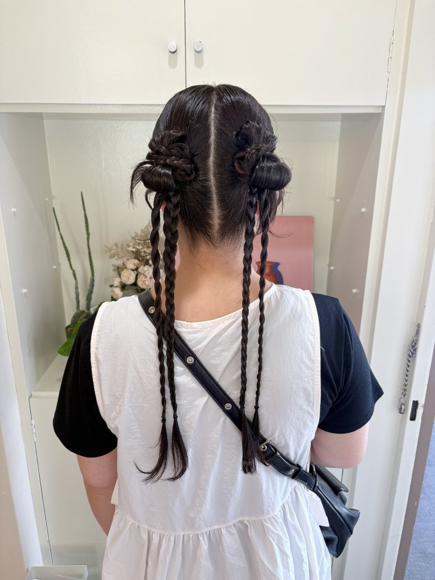 ロング 韓国風ヘア ヘアセット 表参道ヘアメイク aiのヘアスタイル