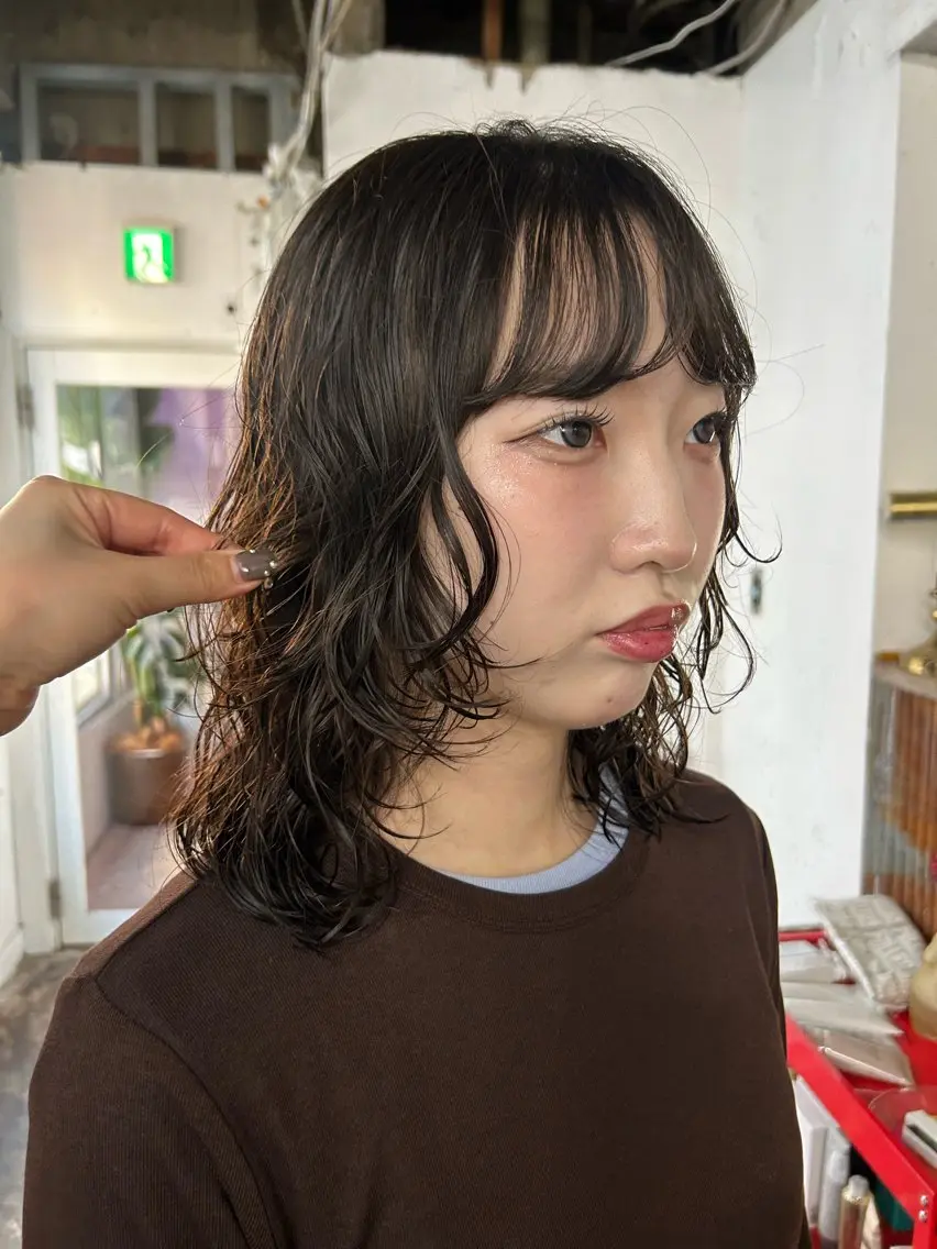《5.6月限定》カット+ケアパーマの写真