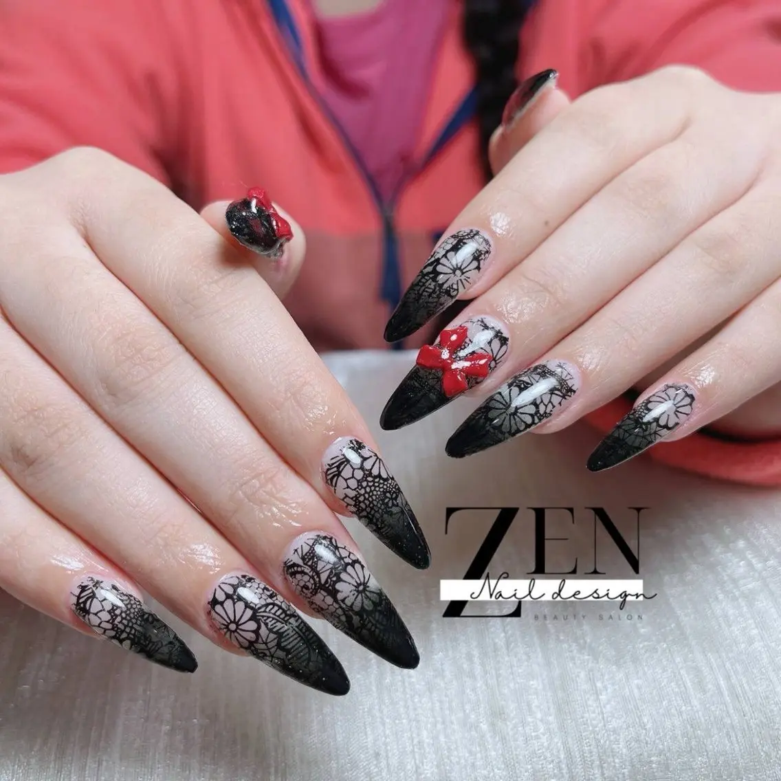 ネイル チークネイル フレンチネイル ジェルネイル 韓国ネイル マグネットネイル ハンドネイル Zen Nail Design 池袋のネイルデザイン