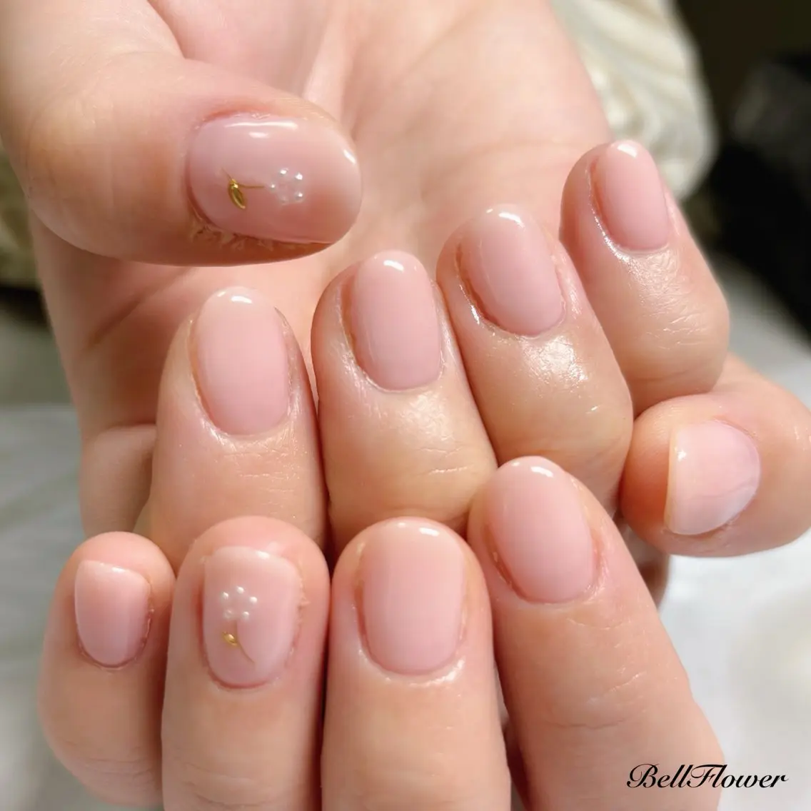ネイル ハンドネイル Bell Flowerのネイルデザイン