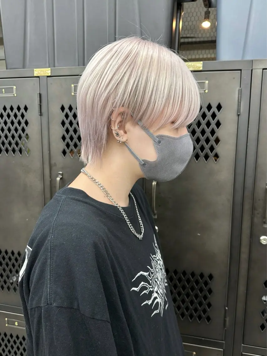 ショート カラー ヘアカラー トリートメント メンズ特化 🦋KANOKO🦋のヘアスタイル